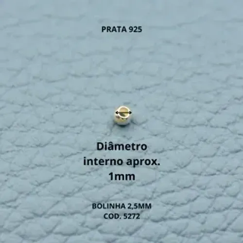 BOLINHAS DE PRATA 925 LISAS-Disponíveis em diversos tamanhos para montagem de joias!