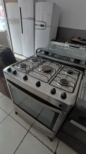 Fogão esmaltec inox