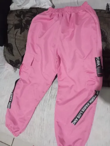 Calça cargo rosa
