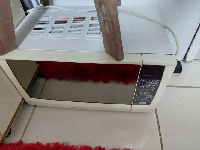 Micro ondas para concerto nao está esquentando