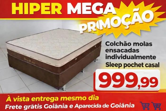 Colchão casal promoção