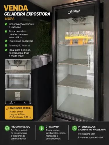 Geladeira Imbera food service 