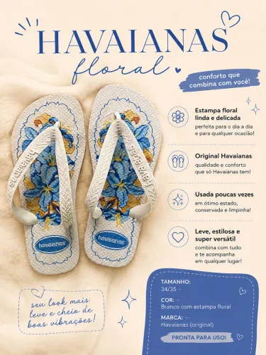    ? Havaianas Feminina Estampada