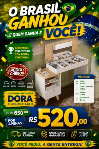 Escrivaninha penteadeira 