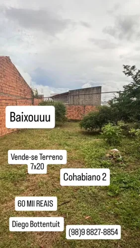 Vende-se Terreno Cohabiano 2