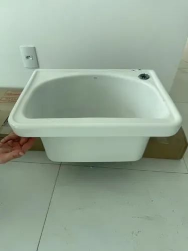 Tanque de louça Deca 500x380mm branco gelo