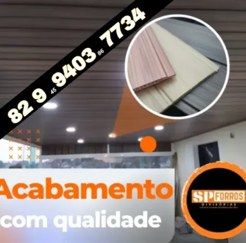 Forro de Pvc BORGES a partir de R$ 39,00