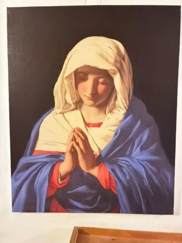 Quadro Nossa Senhora Impressão em tela de tecido 