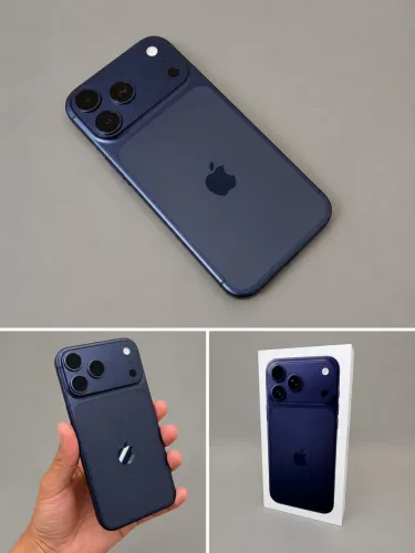     iPhone 17 Pro Max Azul Titan ? Estado de Novo
