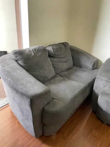 Sofás Cinza - usado em boas condições 