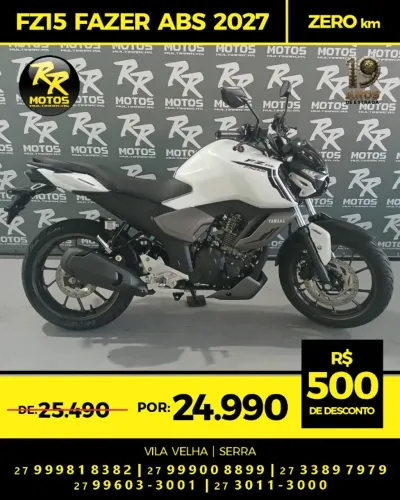 Moto Yamaha FZ15 FAZER ABS 2027 0KM