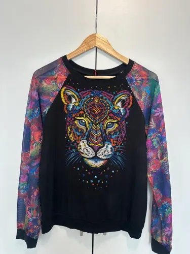 Blusa Mexicana Estampada