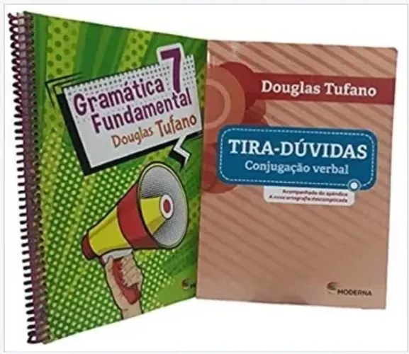 (novo) Gramática Fundamental - 7º ano e Tira-duvidas Conjugação Verbal, Ed Moderna
