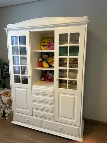 Guarda roupas madeira infantil