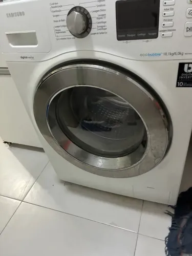 Máquina lava e seca Samsung sucata