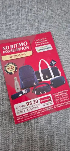 Cartela Promoção Drogasil Completa