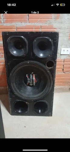 Caixa de Som - Subwoofer Bomber Bicho Papão 15" + 4 Cornetas Secas PRA SAIR HJ
