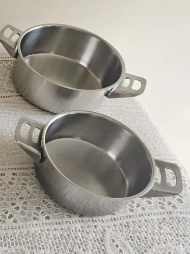 Duas Panelas de Inox (NÃO ENFERRUJA!)