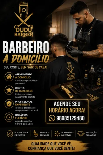 Barbeiro a domicílio 