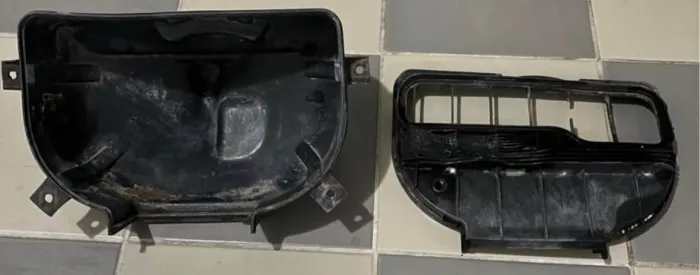 Caixa Ar/Ventilação Interna Painel Original Vw Brasilia Ate 80
