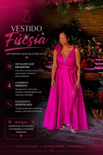 Vestido Fúcsia