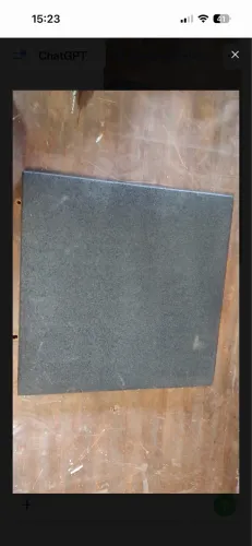 Placa de Borracha para Academia 50x50x2cm - R$ 25,00 cada | Ótimo Estado