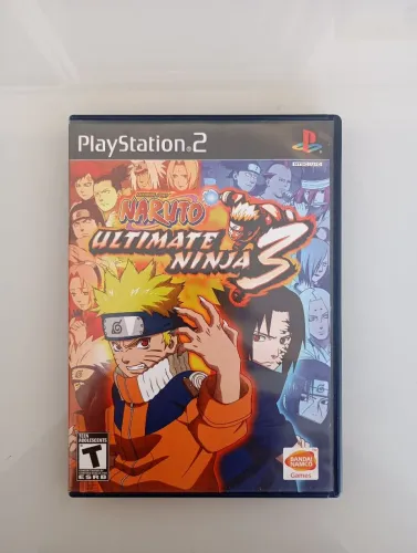 Naruto: Ultimate Ninja 3 - Jogo Original PS2.