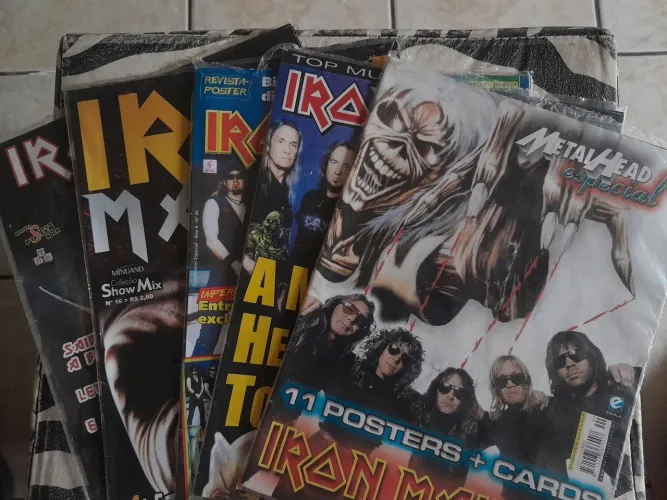 Revistas pôster Iron Maiden