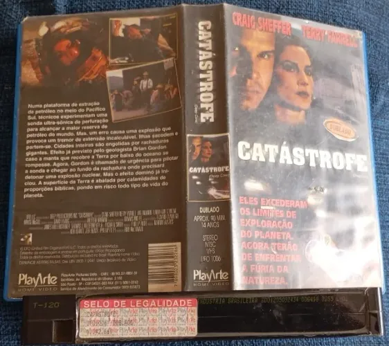 VHS Dublado Catástrofe - Craig Sheffer 