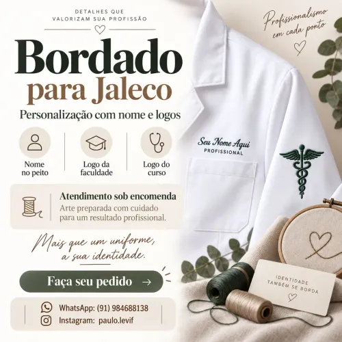Bordado para Jaleco