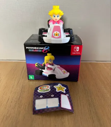 mario kart mac donald, kart da peach, em excelente estado.