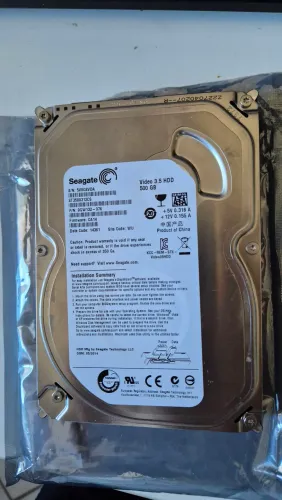 HD Seagate Video 500GB 3.5 quase novo