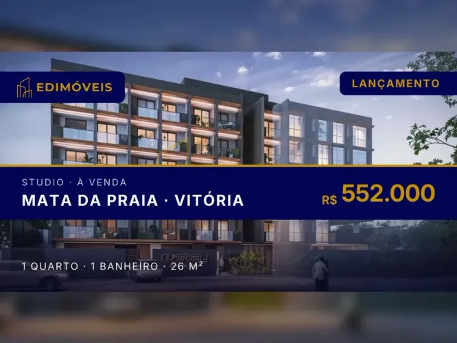 Alto Padrão e Conforto: Studio na Mata da Praia, Vitória!
