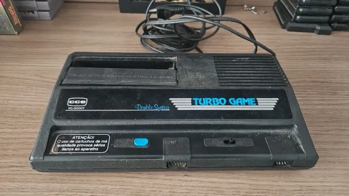 CCE TURBO GAME NES 8 BITS USA E JP DOUBLE SYSTEM