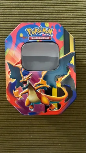 Lata colecionável pokemon vazia