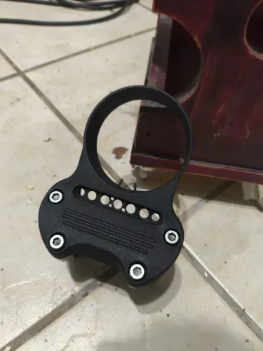 Suporte de guidão riser e velocímetro original Harley Davidson sportster