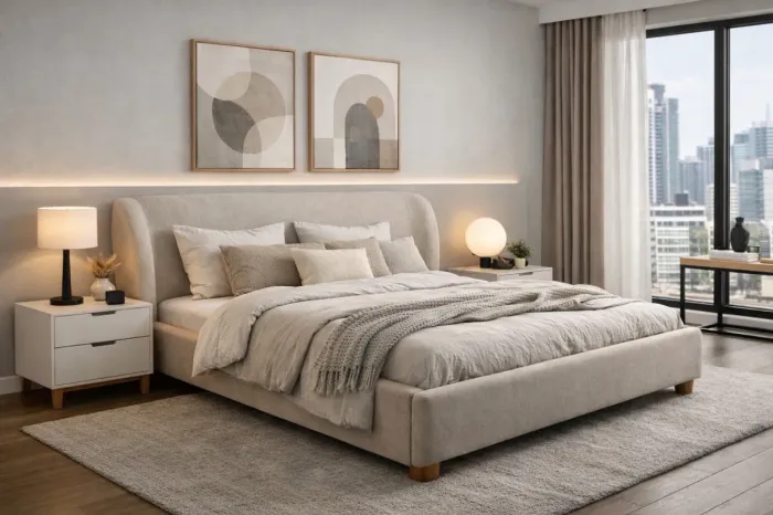 Cama Estofada Eva Design Alimac Home Decor - Apenas 1 ano de uso