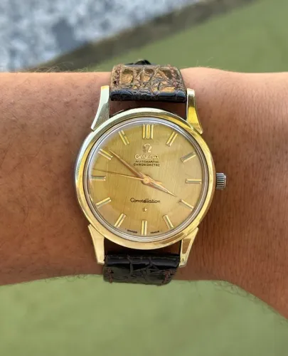 Omega Constellation Caixa Pie Pan, impecável