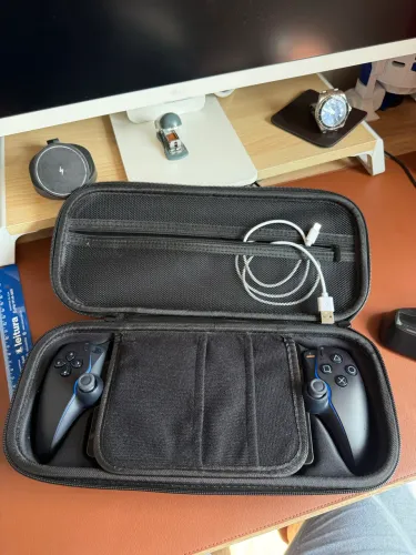 Playstation Portal Leitor Remoto Midnight Black Preto + case + carregador 