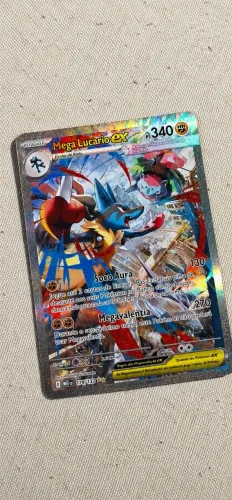 Carta Pokemon TCG - MEGA LUCARIO EX