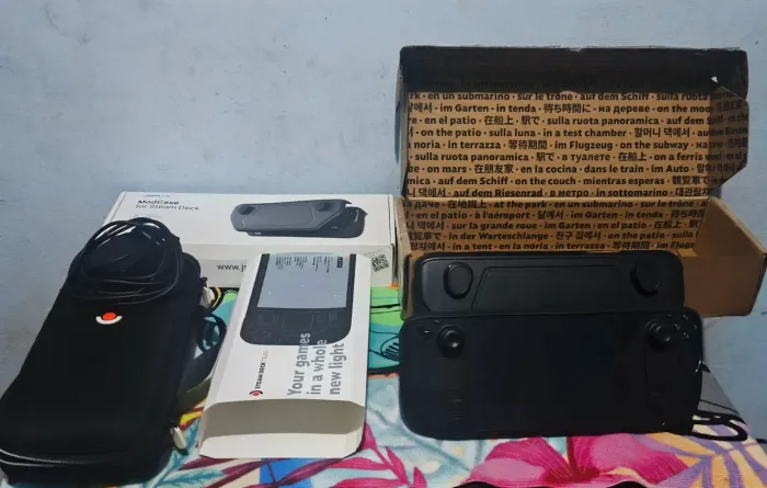 Steam Deck OLED 1TB + acessórios