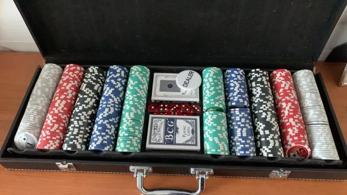 Maleta de poker - 500 fichas