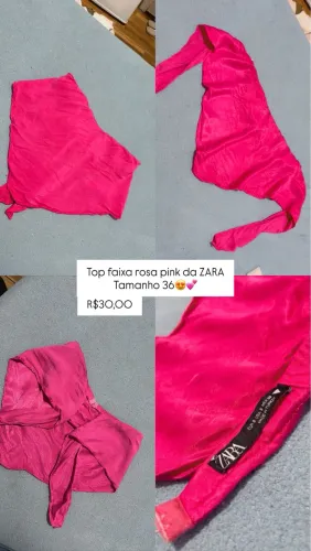 TOP FAIXA ROSA