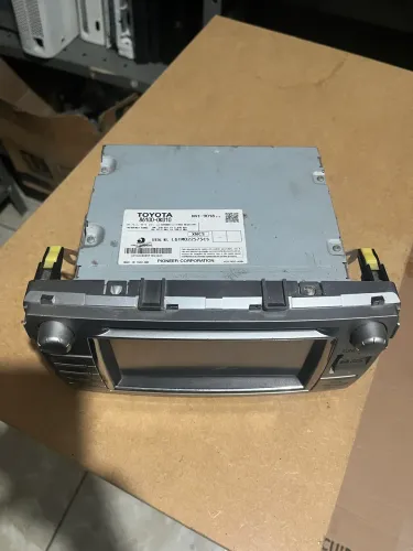  Rádio central multimídia original da Toyota, modelo NVF-9018ZT  86100-0K010  Pionee