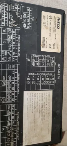 ecu  eletrica iveco strallis