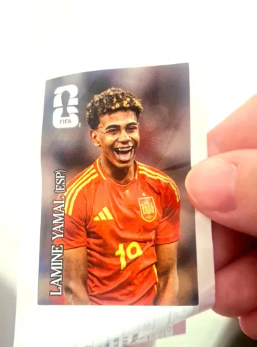 Figurinha da Copa Lamine Yamal (Espanha) nº CC1- Coca Cola