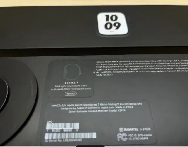 Apple Watch Nike Séries 7 45mm (defeito)