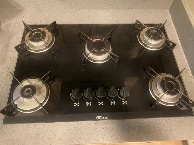 Fogão cooktop Fischer - 5 bocas