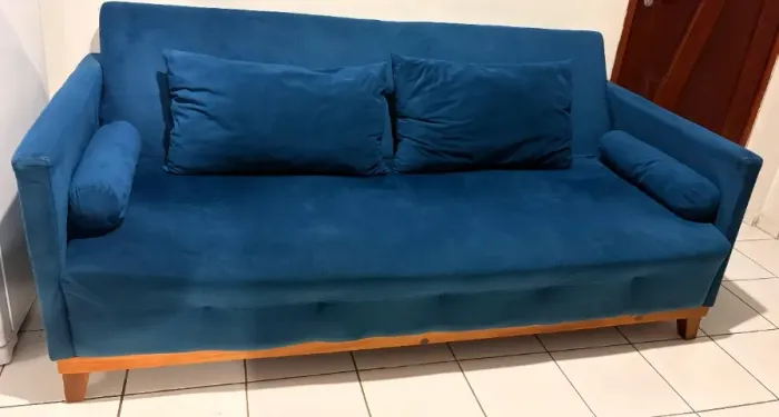 Sofa Cama Rubi 3 Lugares 2m (Antes da entrega sera feita higienizacao profissional)