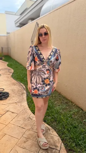 Macaquinho floral